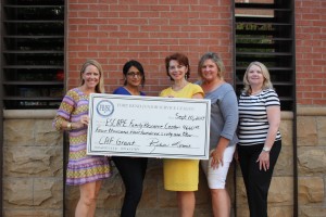 FBJSL President-Elect Debbie Buckner, FBJSL BRC Chair Tanya Pal, ESCAPE Family Resource Center CEO Lidya Osadchey, FBJSL BRC member Katherine Minter and FBJSL President Cindy Dempster