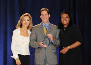 Child Advocates of Fort Bend Executive Director Ruthanne Mefford, Kurt Kirchof and Texas CASA Chief Executive Officer Vicki Spriggs