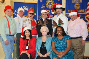 The Exchange Club of Sugar Land, Sugar Land Rotary, The Exchange Club of Fort Bend and Toys for Tots have partnered to provide toys for over 5,000 children this Christmas. Project coordinators pictured are l/r Kevin Barker, John Robson, Greg Oelfke, Ward Pendleton, Greg Pendley, Chip Smith, Farha Ahmed, Carolyn Tarver and Katina Scott.