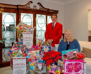 VP and Partner Tom Anderson and VP of Sales Marilyn Thompson with Martha Turner Properties' Joyful Toyful Collection